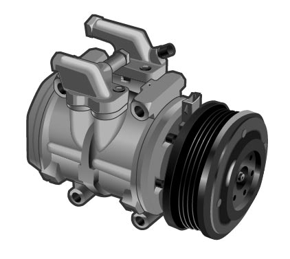 a/c compressor illustration